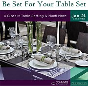 Be Set For Your Table Set - A Class In Table Setting & More Be Set For Your Table Set - A Class In Table Setting & More