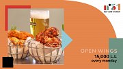 All you can eat Chicken Wings at 15,000 LL - Every Monday All you can eat Chicken Wings at 15,000 LL - Every Monday