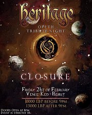 Heritage | Opeth Tribute : Closure Heritage | Opeth Tribute : Closure