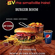 Burger Boom at The Smallville Hotel Burger Boom at The Smallville Hotel