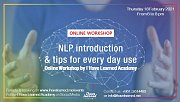 NLP intro & Tips for every day use - Online Workshop by I Have Learned Academy NLP intro & Tips for every day use - Online Workshop by I Have Learned Academy