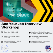 Ace Your Job Interview Workshop - With Joe Chahwan Ace Your Job Interview Workshop - With Joe Chahwan