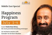 Special Middle East Online Happiness Program, exclusive Session with GURUDEV Sri Sri Ravi Shankar Special Middle East Online Happiness Program, exclusive Session with GURUDEV Sri Sri Ravi Shankar