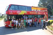 Niha Fortress, Moukhtara Palace & Jezzine village in the open top red City sightseeing double-decker bus Niha Fortress, Moukhtara Palace & Jezzine village in the open top red City sightseeing double-decker bus