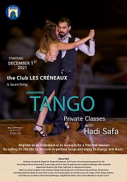 Argentine Tango -Launching Month of Private Classes & Free Trial Argentine Tango -Launching Month of Private Classes & Free Trial