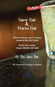 Samir Diab & Marina Diab Live at Hilton Beirut Habtoor Grand Hotel Samir Diab & Marina Diab Live at Hilton Beirut Habtoor Grand Hotel