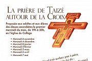 La priere de Taize autour de la Croix La priere de Taize autour de la Croix