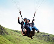 Paragliding Tandem Flight & Paragliding Course with Purple Pineapple Pot Paragliding Tandem Flight & Paragliding Course with Purple Pineapple Pot