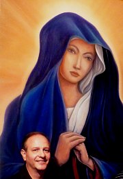 THE BLESSED VIRGIN MARY @ CHEMLAN CHURCH , NEW CREATION SIGNED BY THE LEBANESE ARTIST BERNARD RENNO THE BLESSED VIRGIN MARY @ CHEMLAN CHURCH , NEW CREATION SIGNED BY THE LEBANESE ARTIST BERNARD RENNO
