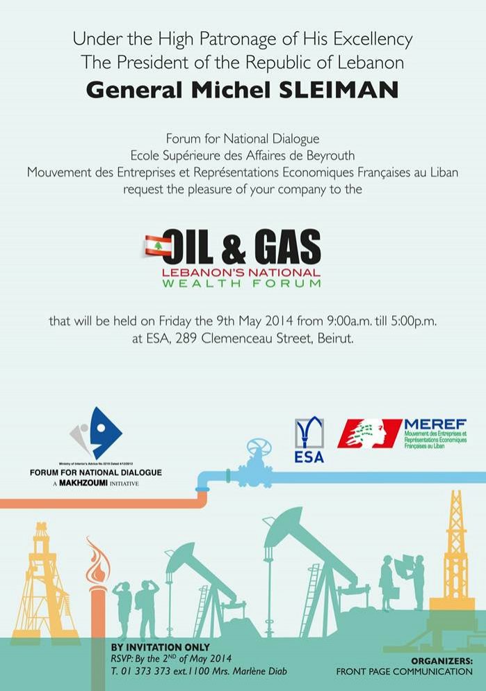 Oil & Gas Lebanon's National Wealth Forum « Lebtivity