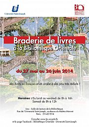 Braderie de livres à la Bibliothèque Orientale Braderie de livres à la Bibliothèque Orientale