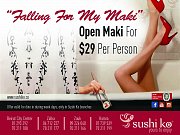 Falling for "My Maki" - Open Maki at Sushi Ko Falling for "My Maki" - Open Maki at Sushi Ko