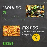 Moules et Frites At Rikky'z Moules et Frites At Rikky'z