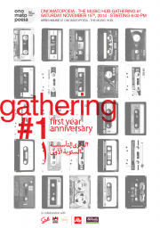 onomatopoeia - gathering#1 - first year anniversary onomatopoeia - gathering#1 - first year anniversary
