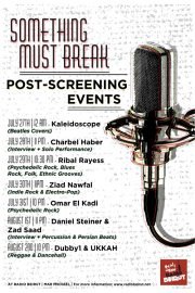 Music Film Week: Something Must Break: Post Screening Events at Radio Beirut Music Film Week: Something Must Break: Post Screening Events at Radio Beirut