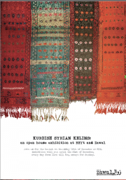 Syrian Kurdish Kelims: an open house exhibition at BEYt and Zawal Syrian Kurdish Kelims: an open house exhibition at BEYt and Zawal