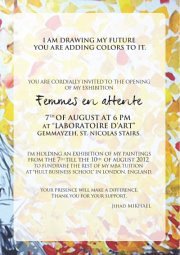 "FEMMES EN ATTENTE" PAINTING EXHIBITION "FEMMES EN ATTENTE" PAINTING EXHIBITION