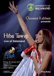 Hiba Tawaji in Concert at Balamand - Lebanon Hiba Tawaji in Concert at Balamand - Lebanon