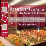 Open Sushi at Tokyo Lebanon Open Sushi at Tokyo Lebanon