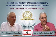 International Academy of Classical Homeopathy - 20th Anniversary in Beirut, Lebanon International Academy of Classical Homeopathy - 20th Anniversary in Beirut, Lebanon