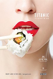 Sushi at Titanic Piano Bar! Sushi at Titanic Piano Bar!