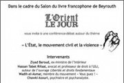 L'Etat, le mouvement civil et la violence L'Etat, le mouvement civil et la violence