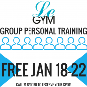 FREE Week of Group Personal Training Classes at Le Gym FREE Week of Group Personal Training Classes at Le Gym