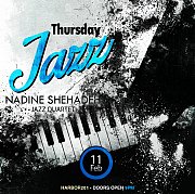 Thursday Jazz Featuring Nadine Shehadeh and her Quartet Thursday Jazz Featuring Nadine Shehadeh and her Quartet