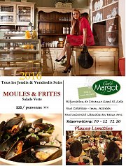 Moules et Frites - Cafe Margot Moules et Frites - Cafe Margot
