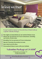 In Love We Trust - Valentine at Warwick Hotel In Love We Trust - Valentine at Warwick Hotel