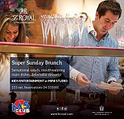 Super Sunday Lunch with special Kids Entertainment at Le Royal Super Sunday Lunch with special Kids Entertainment at Le Royal