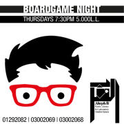 Board Game Night at Aleph B Board Game Night at Aleph B