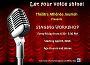 Singing Workshop at Theatre Athenee Jounieh Singing Workshop at Theatre Athenee Jounieh
