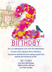 Alice Eddé Boutique, 2nd birthday Alice Eddé Boutique, 2nd birthday
