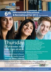 Educom 6th International Educational & Recreational Fair Educom 6th International Educational & Recreational Fair