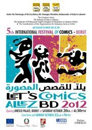 5th International Festival of Comics - Beirut 2012 5th International Festival of Comics - Beirut 2012