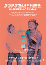 THEATRE athénée singing and drama workshops THEATRE athénée singing and drama workshops