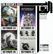 Tim Burton's halloween week movie nights Tim Burton's halloween week movie nights