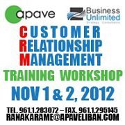 Customer Relationship Management - CRM Training Workshop Customer Relationship Management - CRM Training Workshop