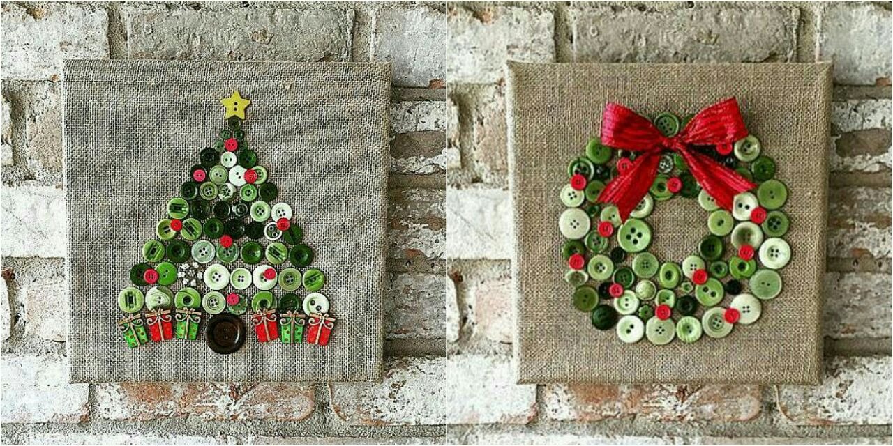 Buttons Christmas Decoration « Lebtivity
