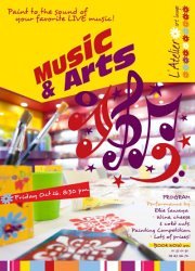 Paint to the sound of your favorite Live music! Paint to the sound of your favorite Live music!
