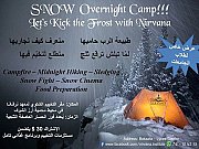 Snow overnight camp Snow overnight camp