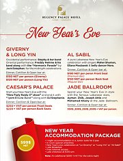 New Year's Eve at the Regency Palace Hotel New Year's Eve at the Regency Palace Hotel