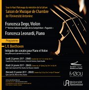 Integral Sonatas of L.V. Beethonven for the 1st Time in Lebanon Integral Sonatas of L.V. Beethonven for the 1st Time in Lebanon