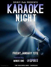 Karaoke night at Spirit Pub Karaoke night at Spirit Pub