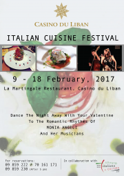 Italian Cuisine Festival at Casino Du Liban Italian Cuisine Festival at Casino Du Liban