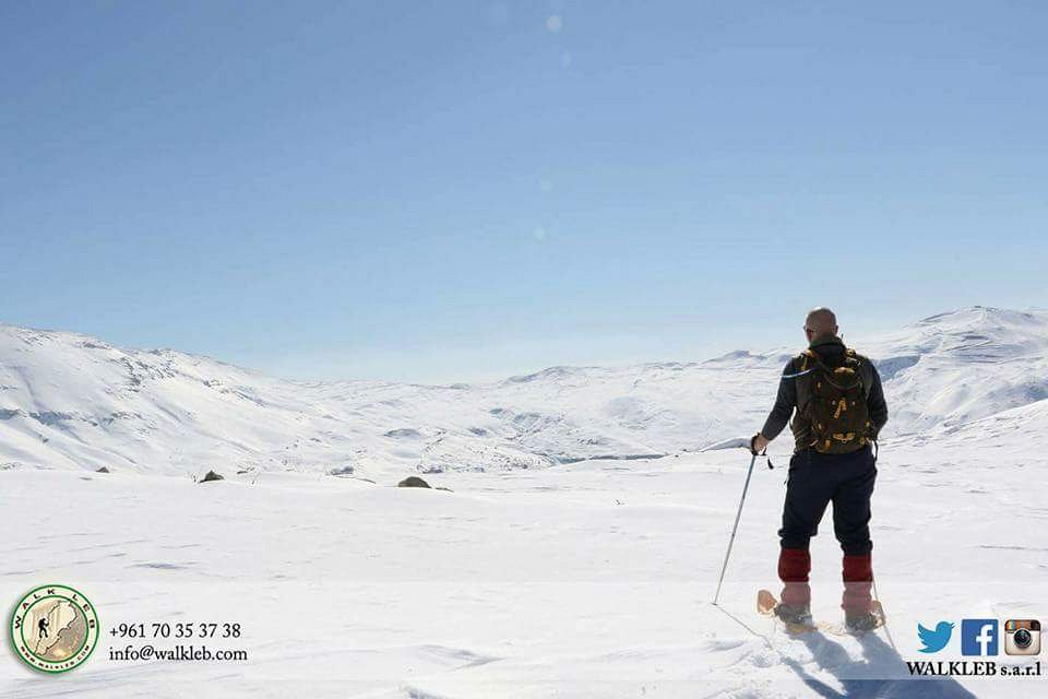 Snowshoeing Qanat Bakish With WALK LEB « Lebtivity
