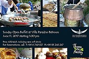 Sunday Open Buffet at Villa Paradiso Batroun Sunday Open Buffet at Villa Paradiso Batroun