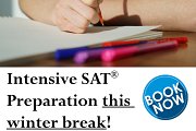 Intensive SAT® Preparation in the Winter Break Intensive SAT® Preparation in the Winter Break