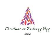 Christmas at Zaitunay Bay Christmas at Zaitunay Bay